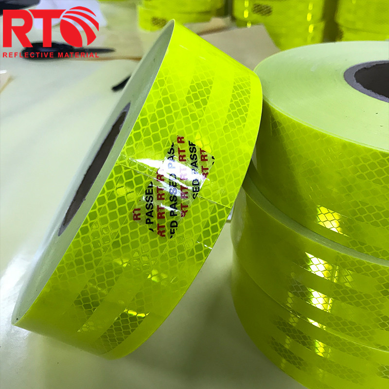 Lime Yellow Reflective tape Lime Yellow Reflective tape