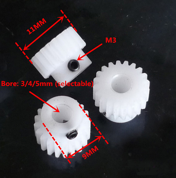 Plastic spur gears for sale