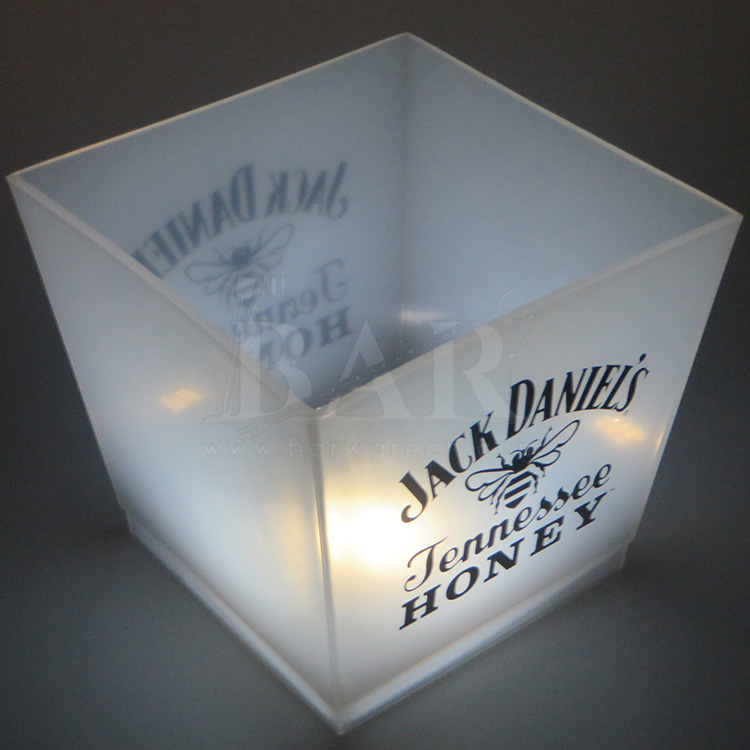 White LED Ice Bucket White LED Ice Bucket