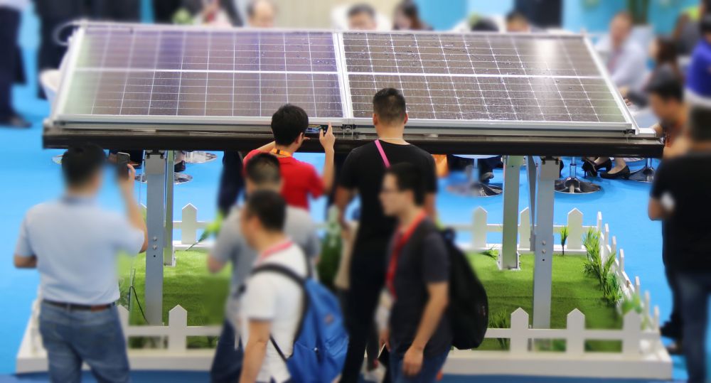 Antaisolar waterproof solar carport at the SNEC Antaisolar waterproof solar carport at the SNEC