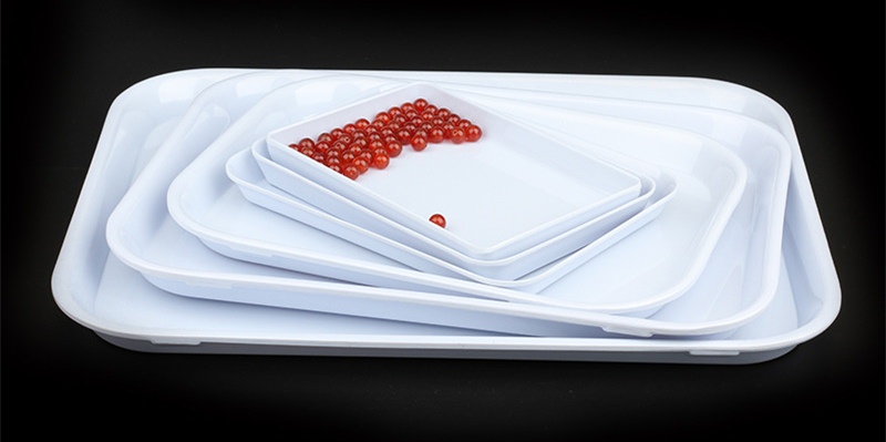 Plastic display trays