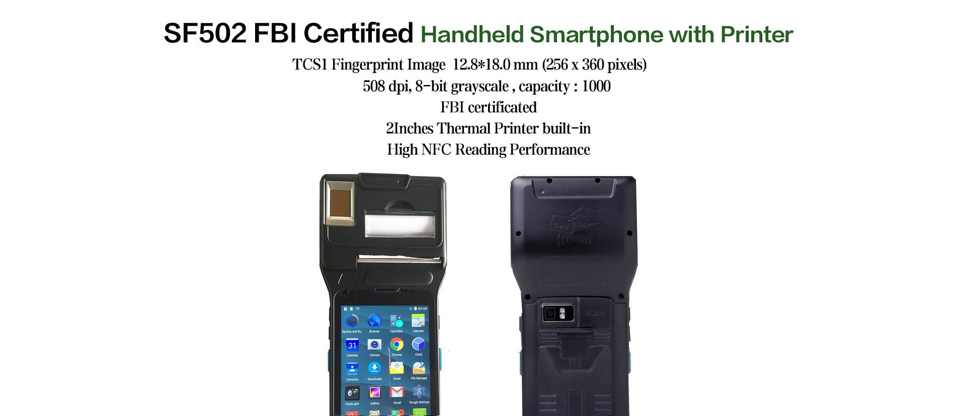 Feigete FBI certified fingeprint android device Feigete FBI certified fingeprint android device