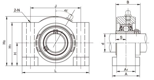 Bearing Block UCSB205