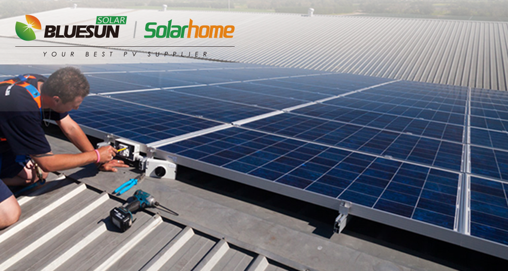 500 KW PV solar system on grid solar power plant