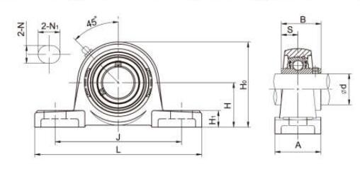 Pillow Block housing UCPX07