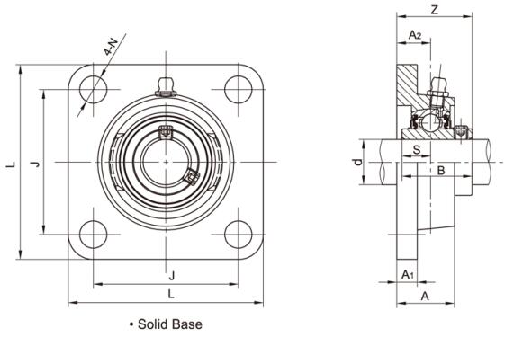 Stainless Steel Housing SSUCF208A