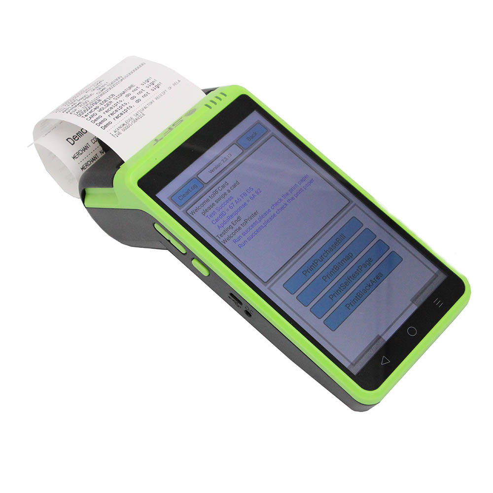Android biometric device with printer Android biometric device with printer