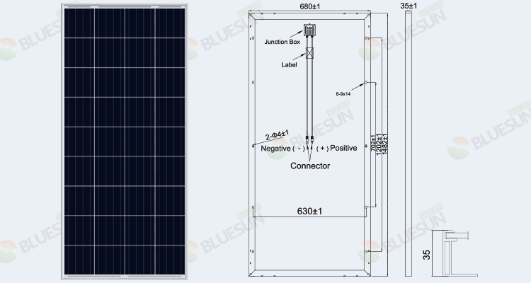 12V poly 150W 160W 170W 165 watt 180WP 165 W solar panel 12volt solar kit