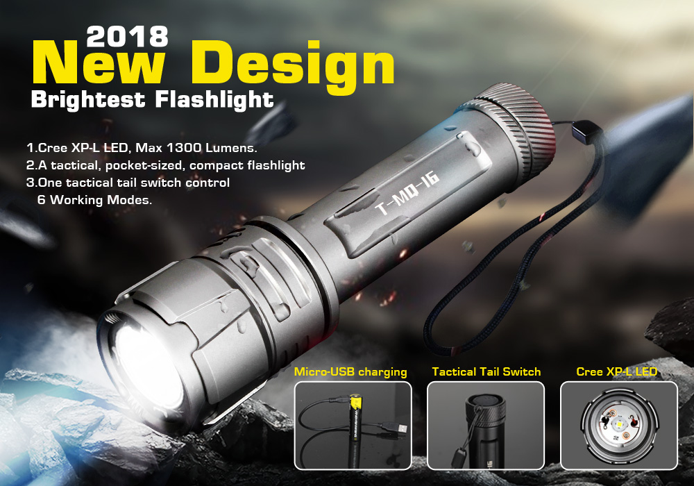 Waterproof Brightest Flashlight