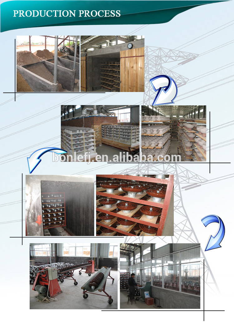 Ceramic porcelain stay insulator for lines 54 series Ceramic porcelain stay insulator for lines 54 series