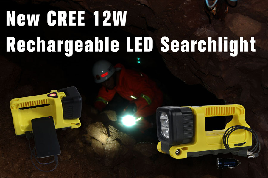 rechargeable search light