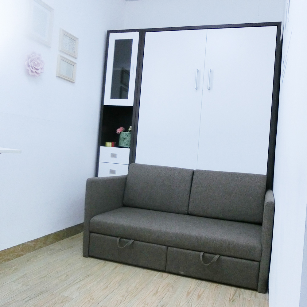 Customized wall bed with sofa Customized wall bed with sofa