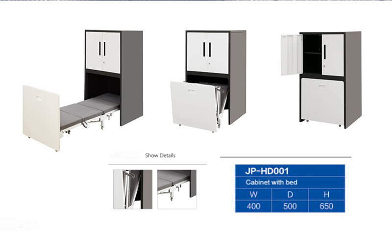 Cabinet folding rest bed