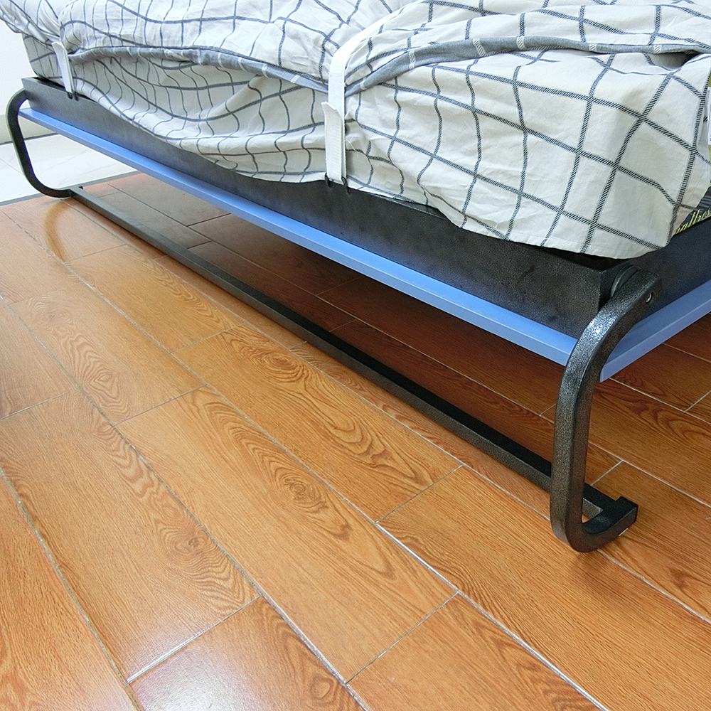 Wall bed steel leg mechanism