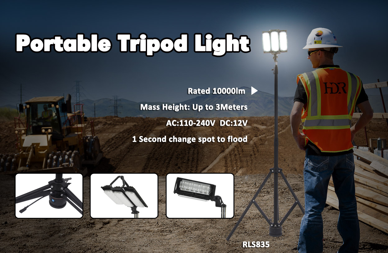 portable led construction lights