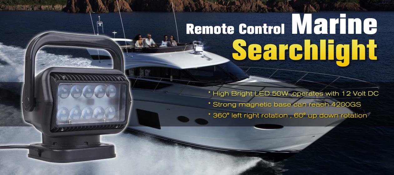 remote control marine spotlight 