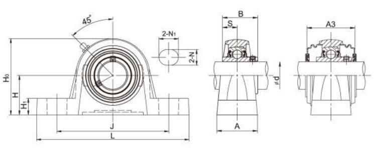 Bearing Pillow Block UCPE208