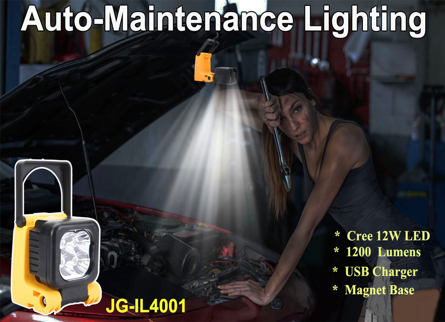 rechargeable magnetic car light