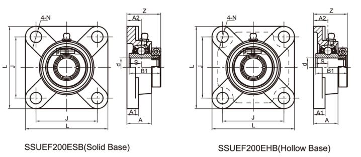 SSUEF207 ESB Stainless Steel Housing