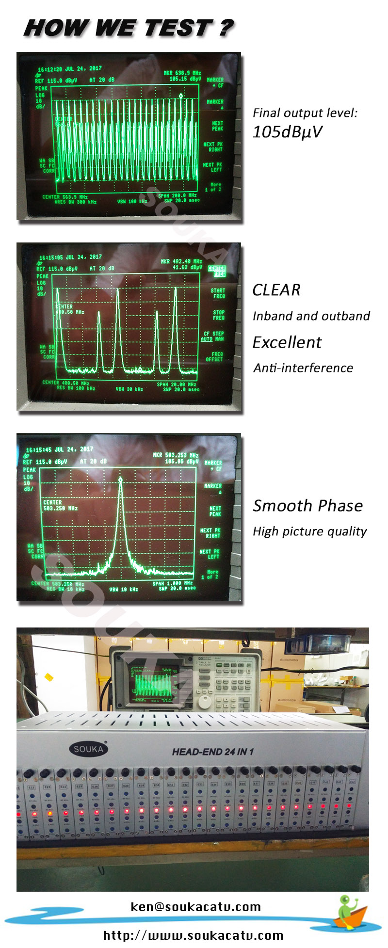  24 in 1 Analog Modulator Headend