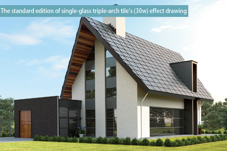 solar tile roof