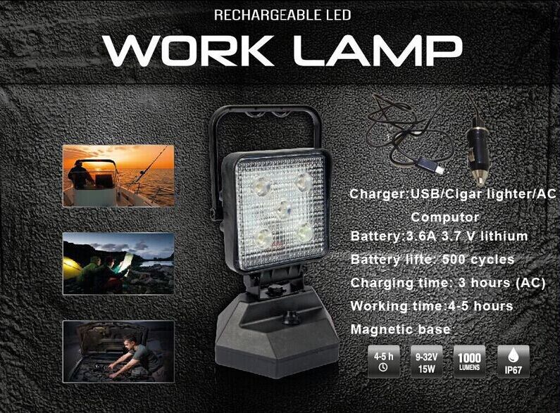 Magnetic Cordless Led Work Light