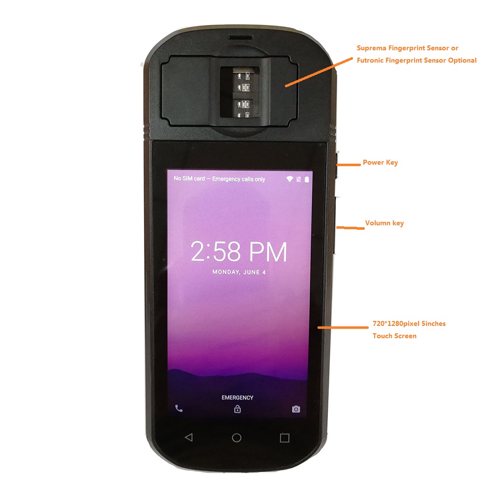 Presidential Election fingerprint PDA