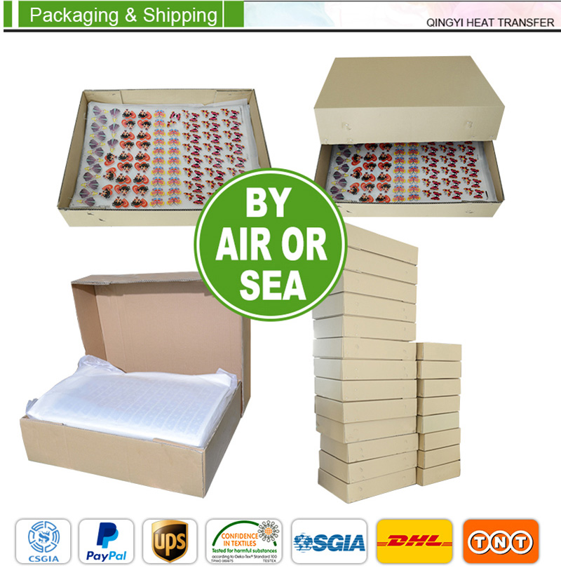 Anti-Sublimation Effect Heat Transfer Sticker Package Anti-Sublimation Effect Heat Transfer Sticker Package
