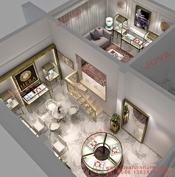 jewellery shop interior design Vietnam