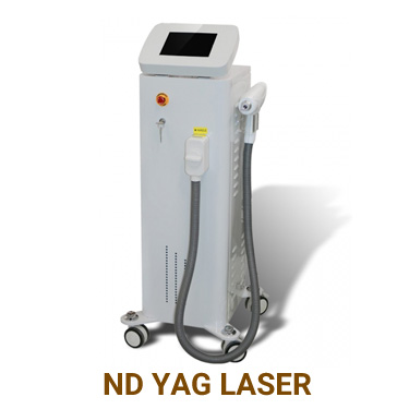 Vertical Q Switch Nd Yag Laser Tattoo Removal Machine