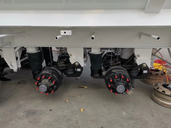 tipper trailer with airbag suspension tipper trailer with airbag suspension