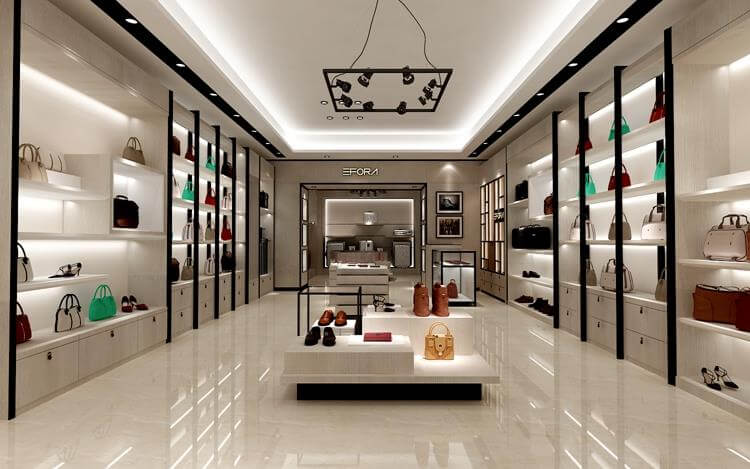 handbag shop design