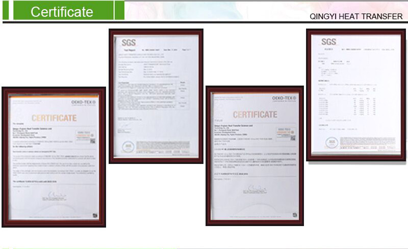 Heat Transfer Certificate