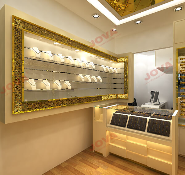 jewelry store showcases