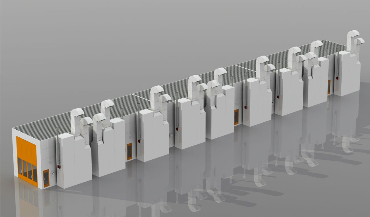 large Truck Spray Booth design large Truck Spray Booth design