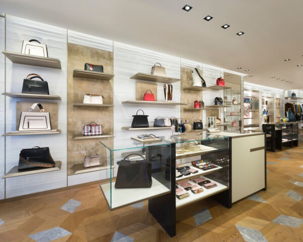 handbag wall display cabinets