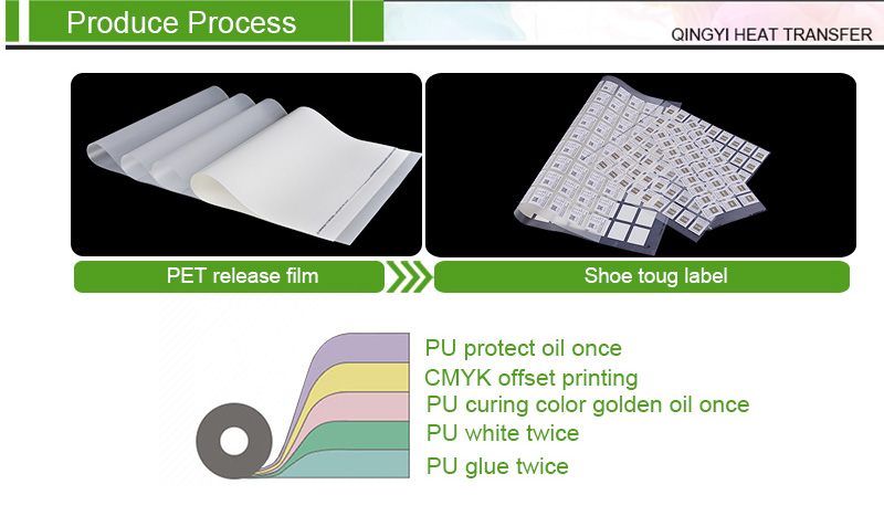 Heat Transfer Labels Process for Shoes