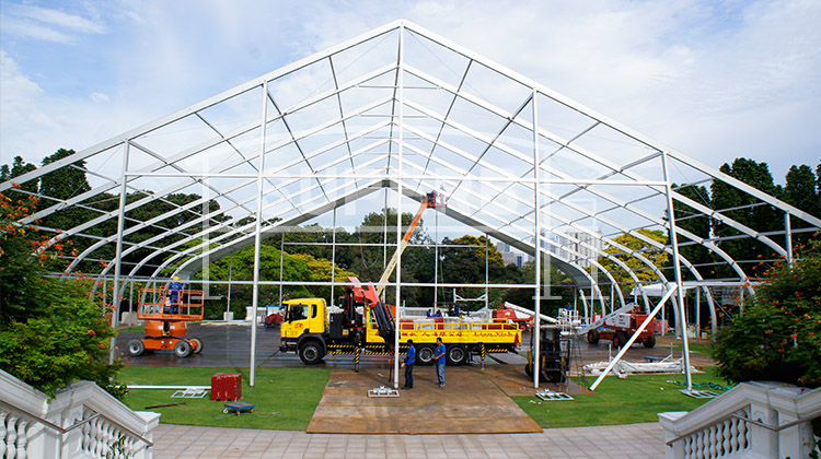 large wedding tent canopy