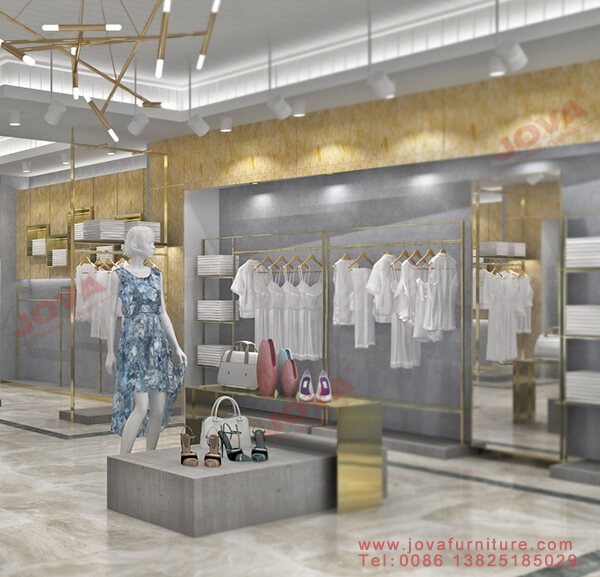 clothing store shelves clothing store shelves
