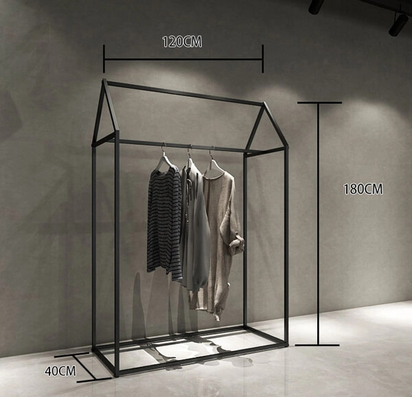 steel rack for garment shop