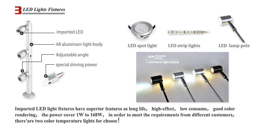 lighting jewellery display cabinets