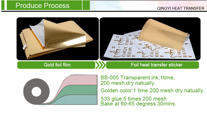 Gold Heat Transfer Foil Gold Heat Transfer Foil