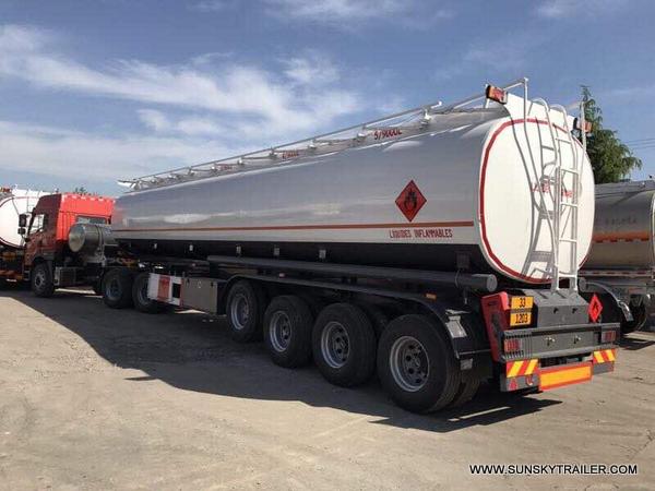 4 AXLE FUEL TANKER TRAILER FOR SALE 4 AXLE FUEL TANKER TRAILER FOR SALE