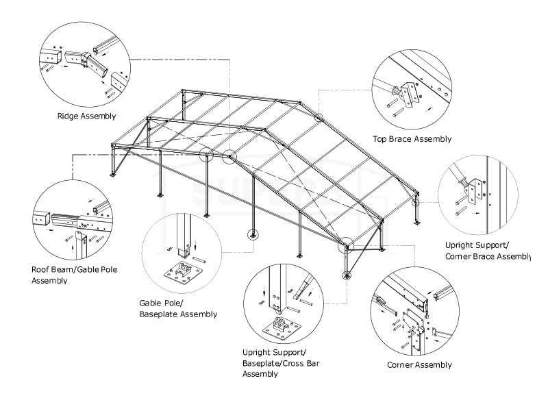 Outdoor Tent House