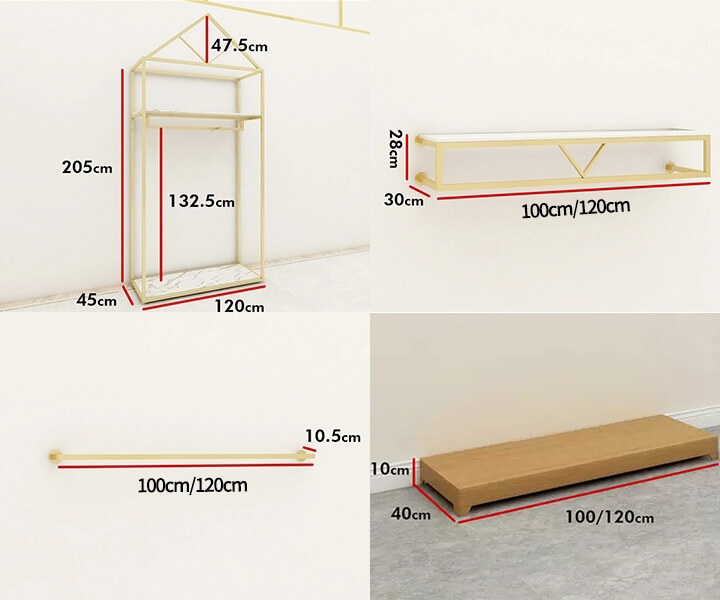 shop fixtures for clothes