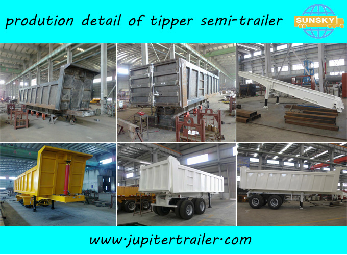 U shape tipper semi-trailer U shape tipper semi-trailer