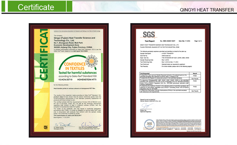 The SGS Environmental Certificate The SGS Environmental Certificate