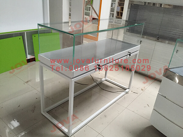 glass optical showcase wooden frame glass optical showcase wooden frame