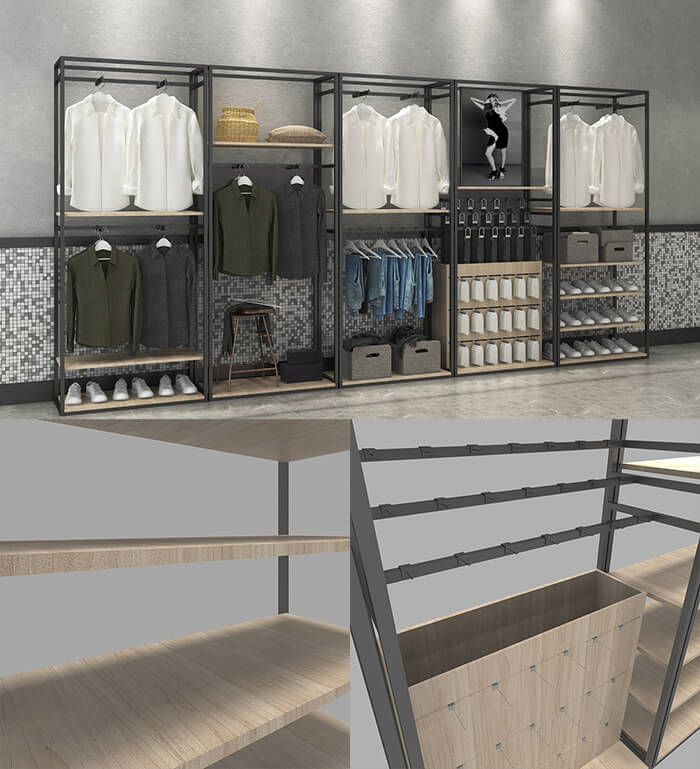 commercial garment rack