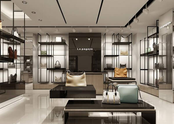 retail bag store design